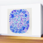 Always Remember - Indigo Palette Wall Mural Gallery Image 2