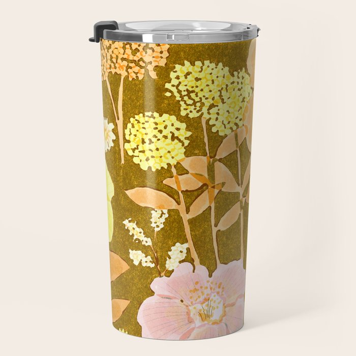 Grandma's Flowers Travel Mug Gallery Image 3