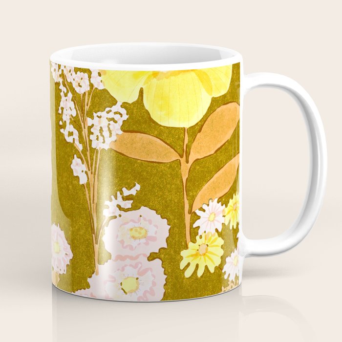 Grandma's Flowers Coffee Mug Gallery Image 1