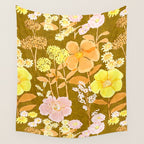 Grandma's Flowers Wall Tapestry Gallery Image 4