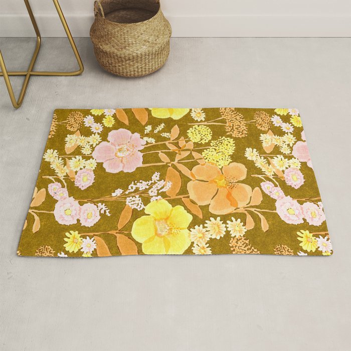 Grandma's Flowers Rug Gallery Image 1