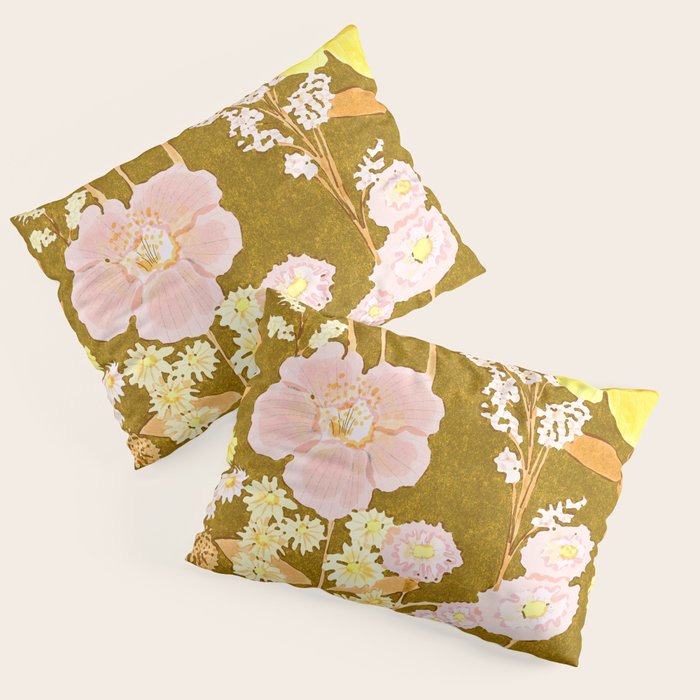 Grandma's Flowers Pillow Sham Gallery Image 1