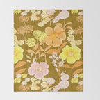 Grandma's Flowers Throw Blanket Gallery Image 2