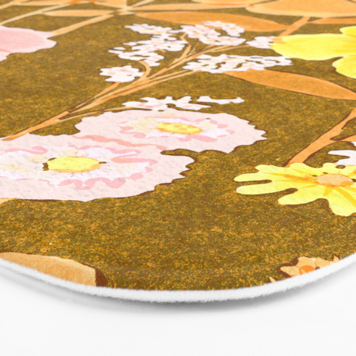 Grandma's Flowers Bath Mat Gallery Image 3