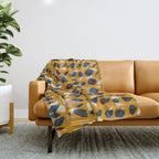 Pure Strokes #2 / Orange, Pink & Blue Throw Blanket Gallery Image 1