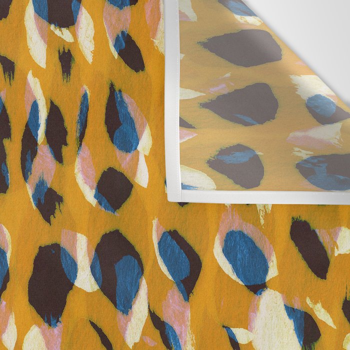 Pure Strokes #2 / Orange, Pink & Blue Wall Tapestry Gallery Image 3