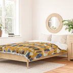 Pure Strokes #2 / Orange, Pink & Blue Duvet Cover Gallery Image 2