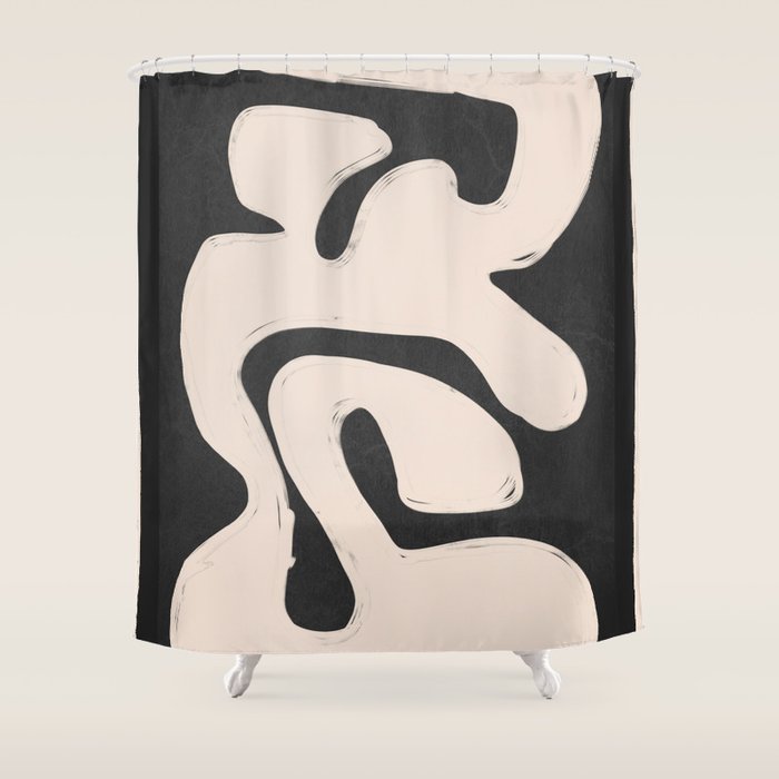 Modern Abstract Art 72 Shower Curtain Gallery Image 1