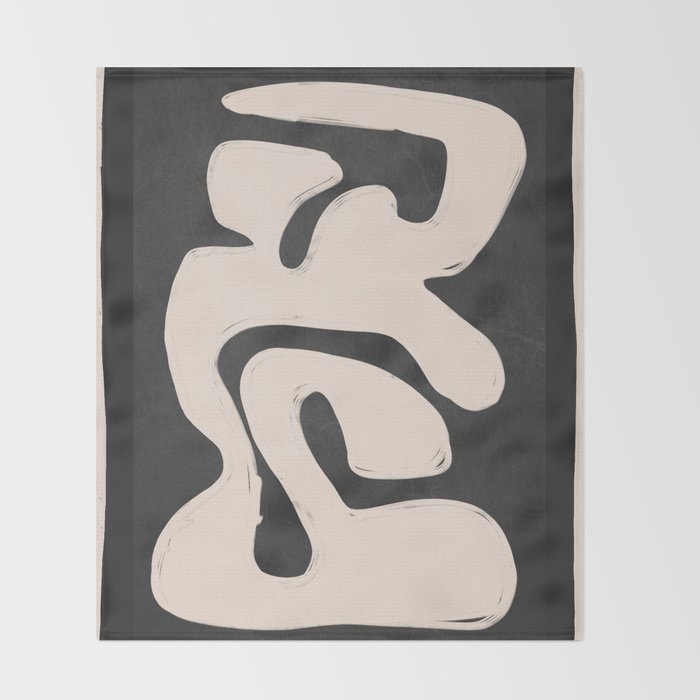 Modern Abstract Art 72 Throw Blanket Gallery Image 2