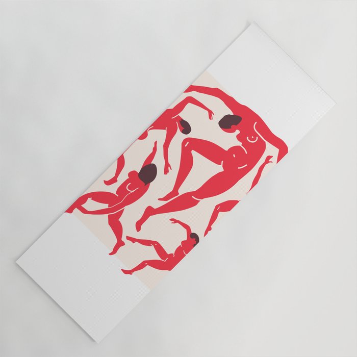 The Dance 3 | Henri Matisse - La Danse | Scarlet Red Edition Yoga Mat Gallery Image 1