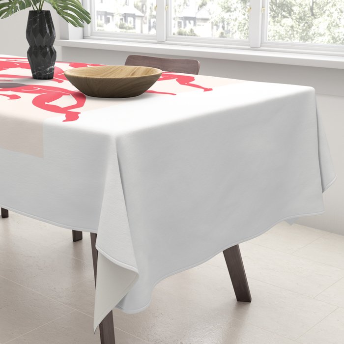 The Dance 3 | Henri Matisse - La Danse | Scarlet Red Edition Tablecloth Gallery Image 3