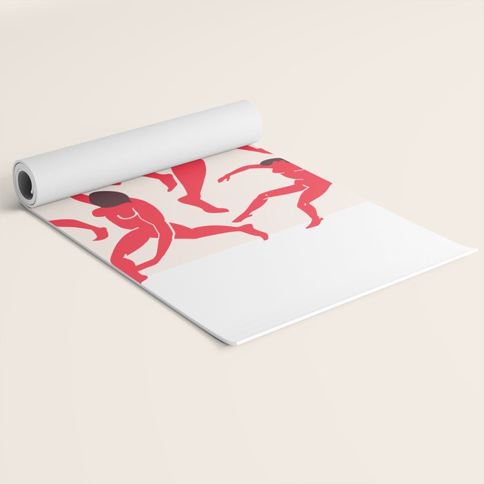 The Dance 3 | Henri Matisse - La Danse | Scarlet Red Edition Yoga Mat Gallery Image 2