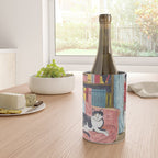Cat on sofa in London pastel colours Wine Chiller Gallery Image 4