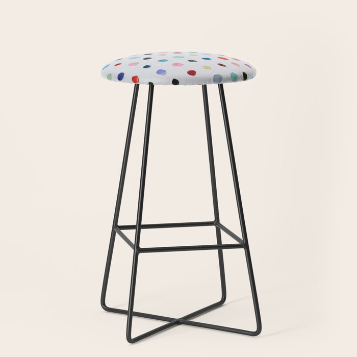Infinite Polka Daubs Stool Gallery Image 1