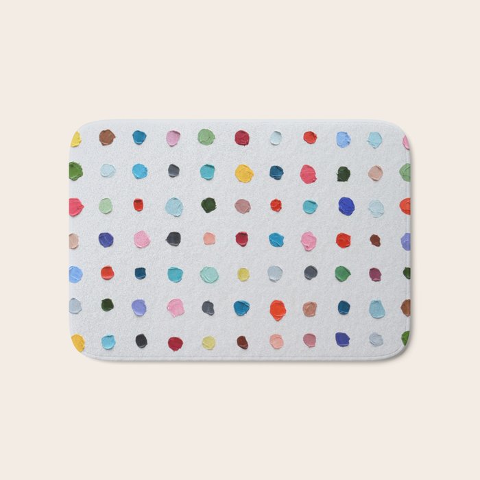 Infinite Polka Daubs Bath Mat Gallery Image 1