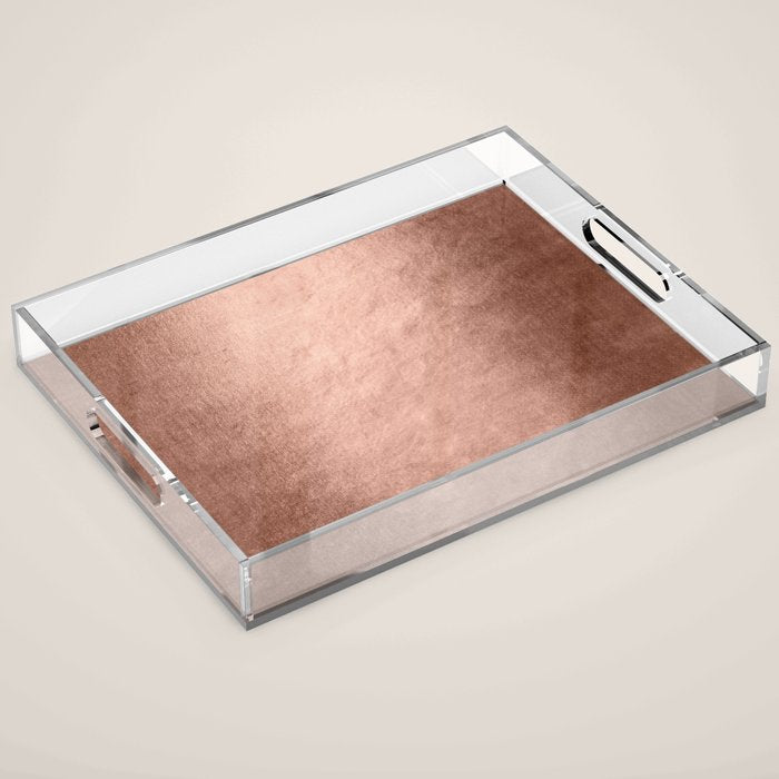 Copper  Acrylic Tray Gallery Image 1