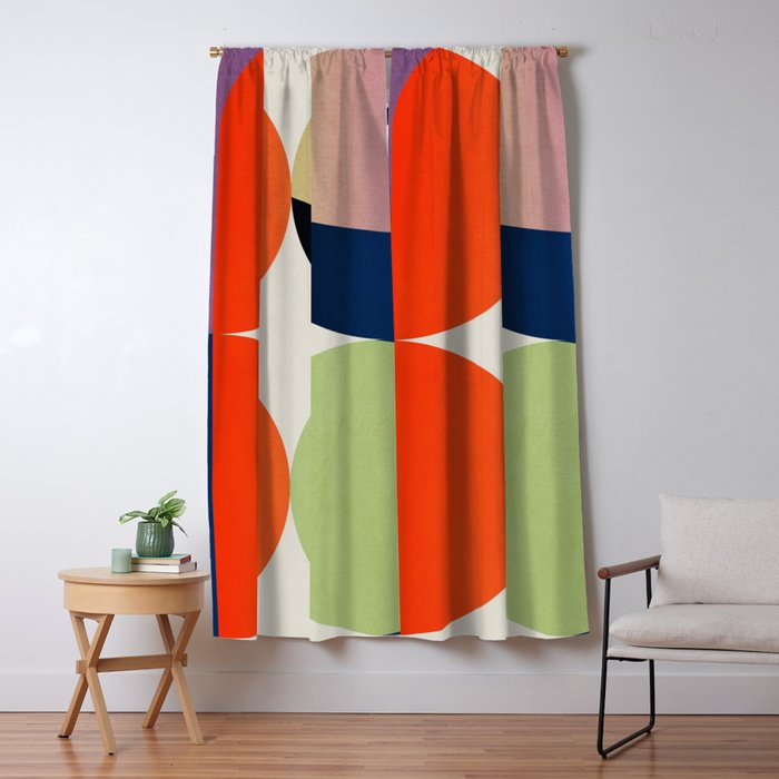 Abstract Shapes 32 Window Curtain Gallery Image 1