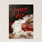 I Want It All Stationery Card Gallery Image 2