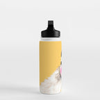 Bubble Gum Sneaky Llama in Yellow Water Bottle Gallery Image 3