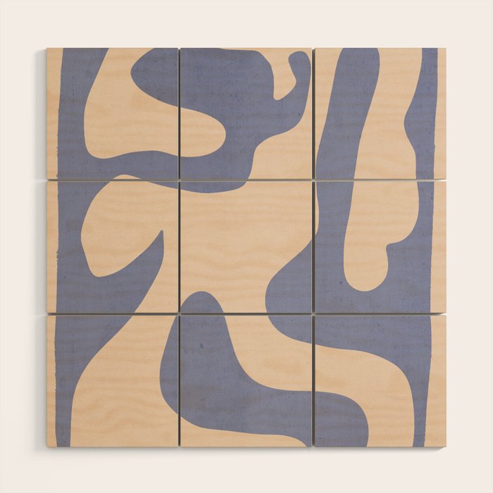 Modern Abstract Shapes 78 Wood Wall Art Gallery Image 1