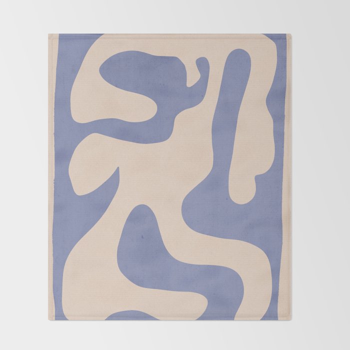 Modern Abstract Shapes 78 Throw Blanket Gallery Image 2