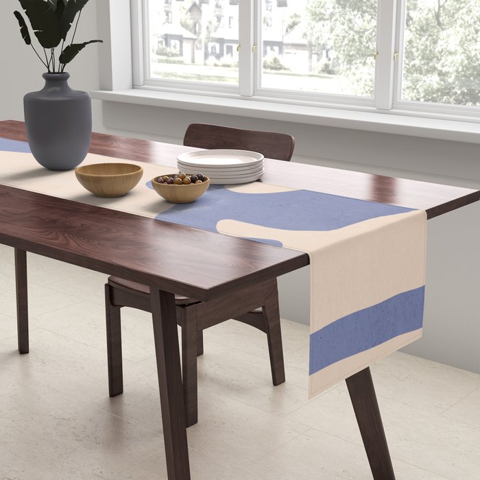 Modern Abstract Shapes 78 Table Runner Gallery Image 2