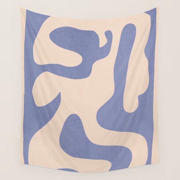 Modern Abstract Shapes 78 Wall Tapestry Gallery Image 4
