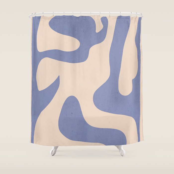 Modern Abstract Shapes 78 Shower Curtain Gallery Image 1