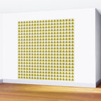 Clovers XIX Chartreuse Botanical Pattern Wall Mural Gallery Image 2