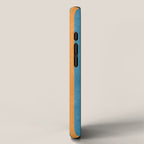 STRIPES - 005 - blue and orange iPhone Case Gallery Image 2