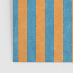 STRIPES - 005 - blue and orange Poster Gallery Image 3