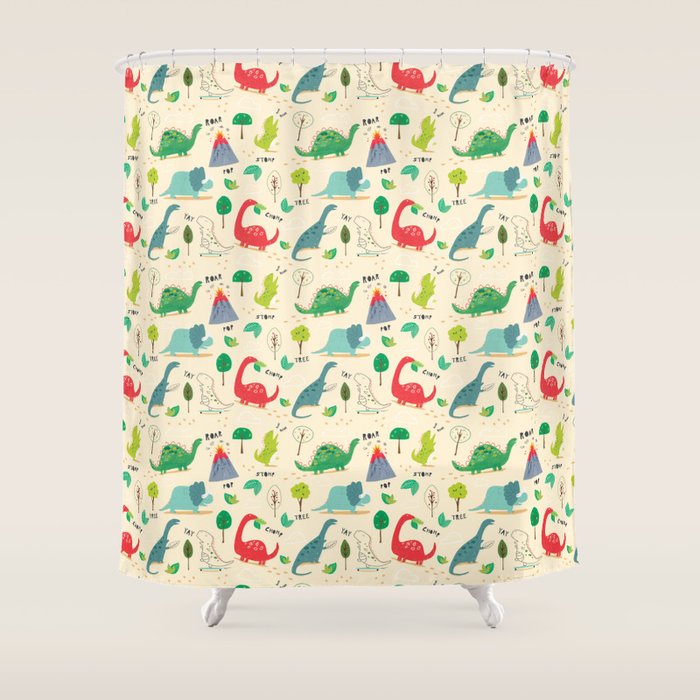 ROOOARSOME!! Shower Curtain Gallery Image 1