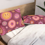 Here Comes the Sun - Pink and Magenta Pillow Sham Gallery Image 2