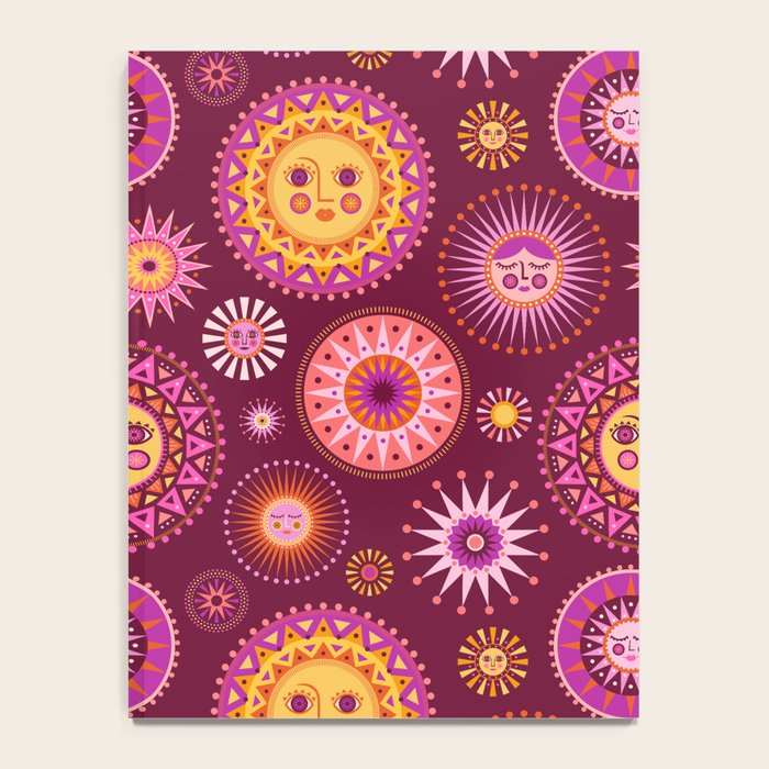 Here Comes the Sun - Pink and Magenta Notebook Gallery Image 4