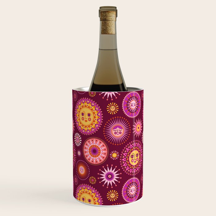 Here Comes the Sun - Pink and Magenta Wine Chiller Gallery Image 3