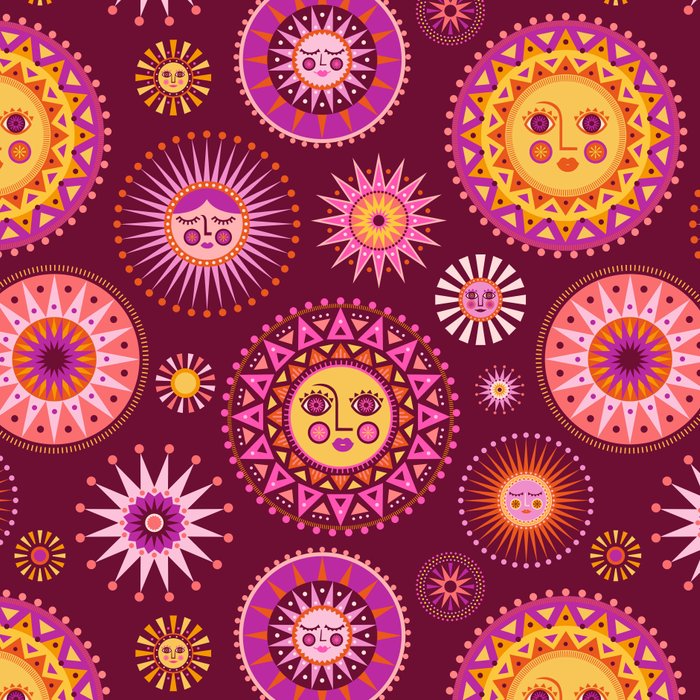 Here Comes the Sun - Pink and Magenta Coffee Mug Gallery Image 2