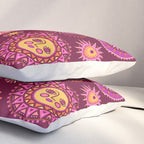 Here Comes the Sun - Pink and Magenta Pillow Sham Gallery Image 3