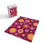 Here Comes the Sun - Pink and Magenta Jigsaw Puzzle Gallery Image 2