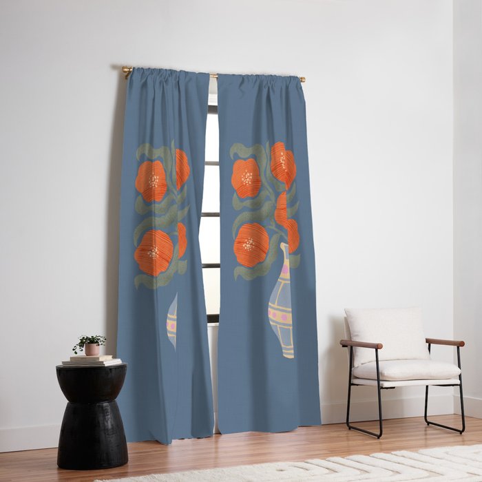 Flowers In A Vase Window Curtain Gallery Image 6