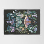 Sphinx Moth Moon Garden Rug Gallery Image 2