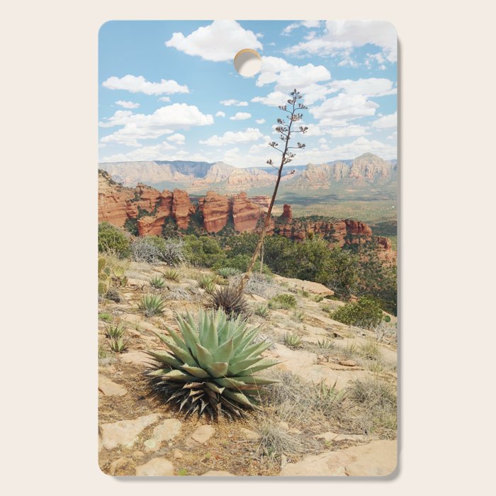 Sedona Red Sandstone Desert Agave Cutting Board Gallery Image 1