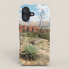 Sedona Red Sandstone Desert Agave iPhone Case Gallery Image 1