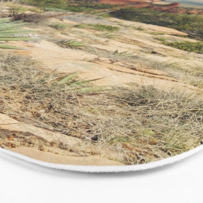 Sedona Red Sandstone Desert Agave Bath Mat Gallery Image 3