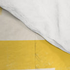 Corn Maze - Yellow Geometric Abstract Comforter Gallery Image 4