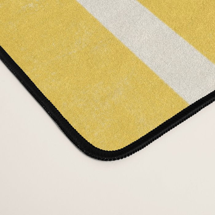 Corn Maze - Yellow Geometric Abstract Desk Mat Gallery Image 4