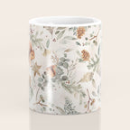Harvest 2025 Woodland Squirrel Botanical Leaves Watercolor Ecru Coffee Mug Gallery Image 4