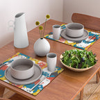 Silly Cats Crowd Pattern Placemat Gallery Image 2