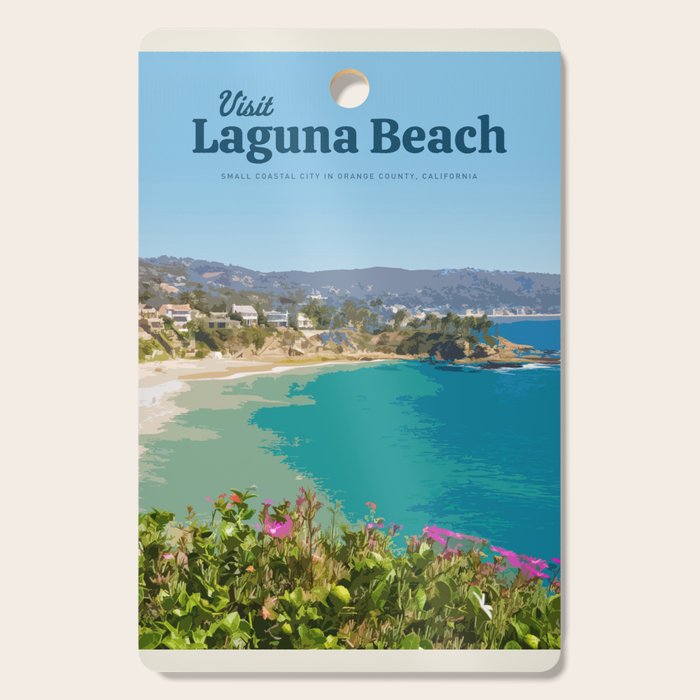 Visit Laguna Beach Cutting Board Gallery Image 1