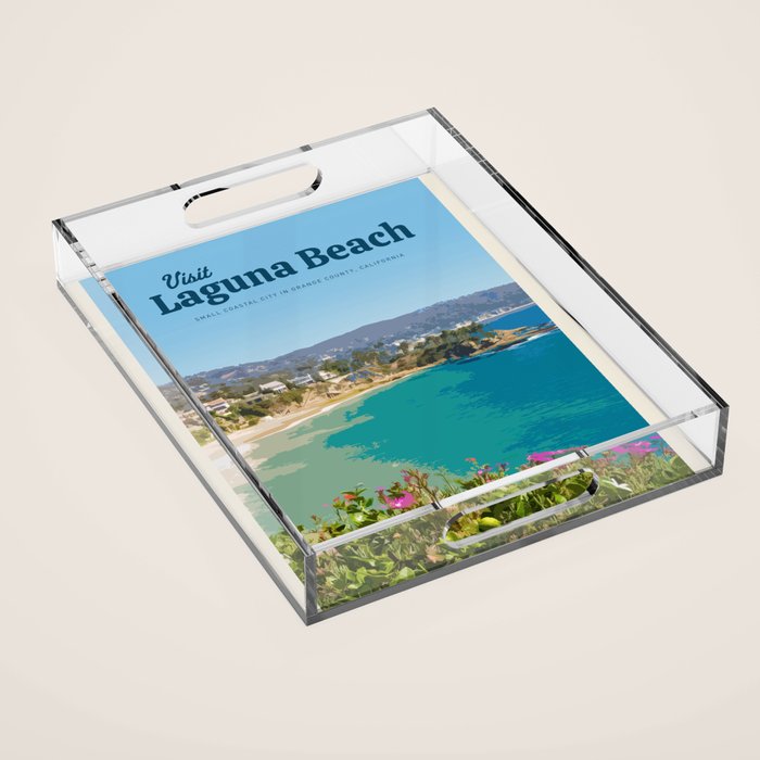Visit Laguna Beach Acrylic Tray Gallery Image 1