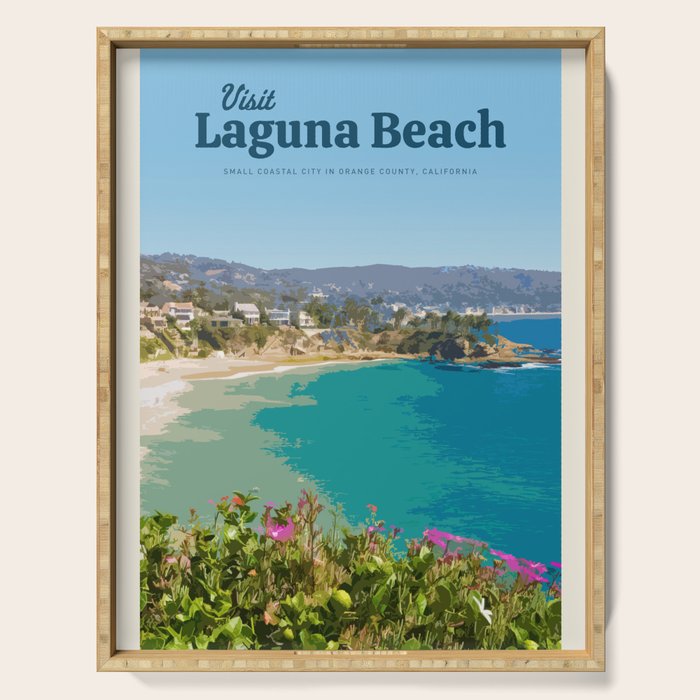 Visit Laguna Beach Serving Tray Gallery Image 1